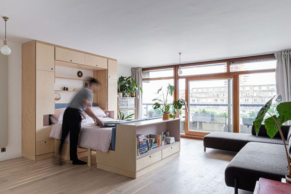 Furniterus 6 Desain Apartemen Studio Mungil yang Nyaman dan Fungsional